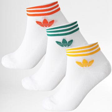 Adidas Originals - Lot De 3 Paires De Chaussettes Trefoil IX7521 Blanc