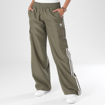 Adidas Originals - Dames 3S Cargo Broek IX5964 Kaki Groen