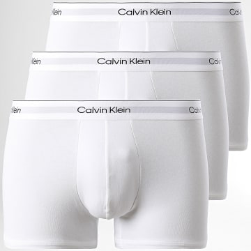 Calvin Klein - Lot De 3 Boxers NB3963A Blanc