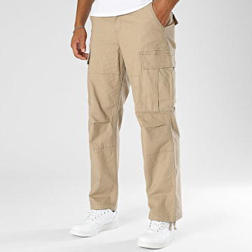 Only And Sons - Ray Life Pantalón Cargo Beige Suelto