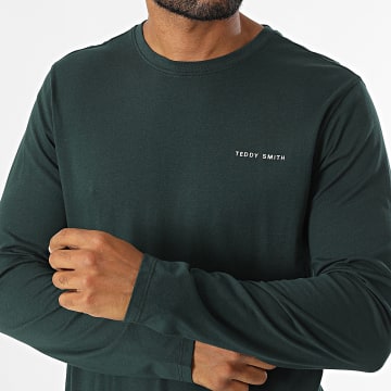 Teddy Smith - Tee Shirt Manches Longues 11017085D Vert Foncé