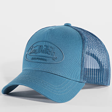 Von Dutch - Cappello Trucker Log 04 Blu petrolio