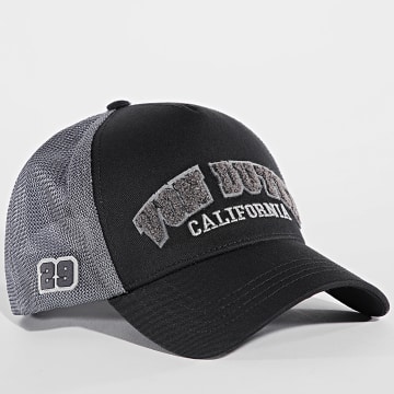 Von Dutch - Casquette Trucker Terry 02 Noir Gris