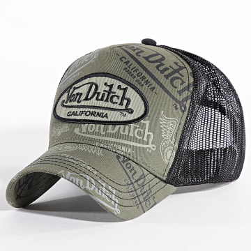 Von Dutch - Cappello Trucker Cafe Nero Khaki Verde