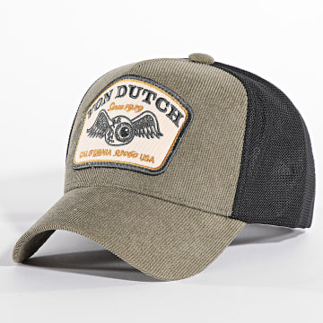 Von Dutch - Casquette Trucker VD-1-CT Vert Kaki Noir