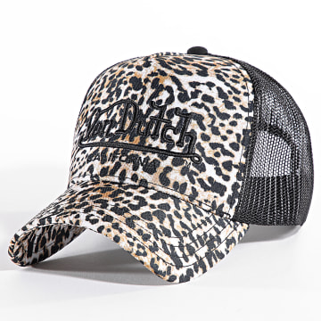 Von Dutch - Savane Luipaard Trucker Cap Zwart