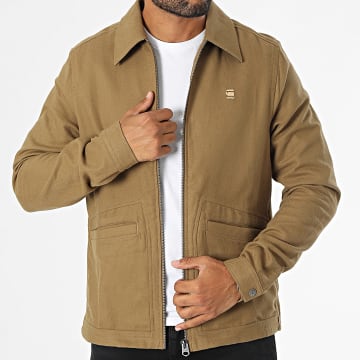 G-Star - Chaqueta con cremallera Camel D25571-D750