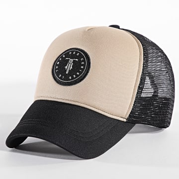 Le Temps Des Cerises - Gorra Trucker Marlo P06182 Beige Negro