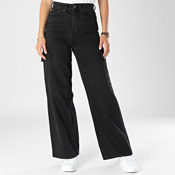 Only - Dames Hope Zwarte Cargo Jeans