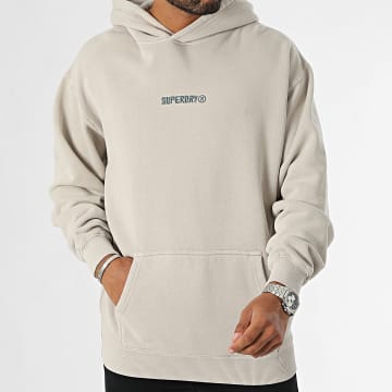 Superdry - Sweat Capuche Logo Graphic Loose M2013727A Taupe