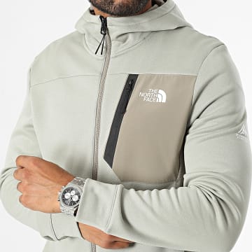 The North Face - Hoodie met rits A893Q Taupe