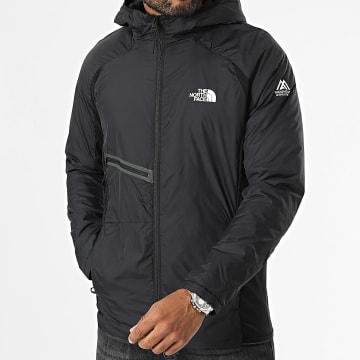 The North Face - Chaqueta con capucha y cremallera Hybrid A892W Negro