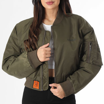 Bombers Original - Bomber Femme Original Vert Kaki