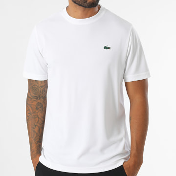 Lacoste - Tee Shirt Logo Crocodile Ultra Dry Blanc