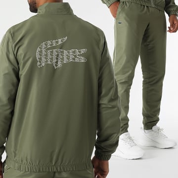 bas de survetement lacoste bande crocodile