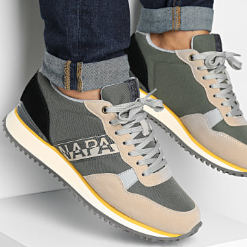 Napapijri - Scarpe da ginnastica A4IJT Beige Verde