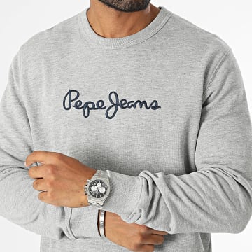 Pepe Jeans - New Joe Ronde hals Sweat Top PM582715 Heide Grijs