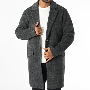 Produkt - Manteau Qin Nathan Gris Anthracite Chiné