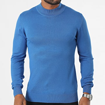 Frilivin - King Blauwe Trechterhals Sweater