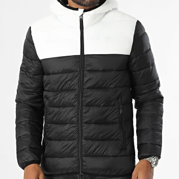 Kymaxx - Zwart Wit Hooded Jacket