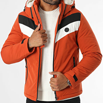 Kymaxx - Oranje parka met capuchon