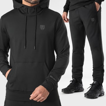 MA9 Mafia Nueve - Chándal negro reflectante Essential