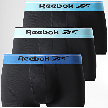 Reebok - Juego de 3 calzoncillos bóxer 15025 Negro