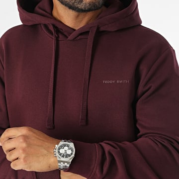 Teddy Smith - Hooded sweatshirt Nark 10816921D Bordeaux