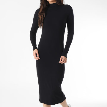 Vero Moda - Maxi Vestido Mujer Mary Negro