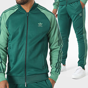 Adidas Originals SST IY8731 IY8729 Chandal rayas verdes Ryses