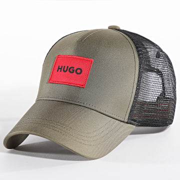 HUGO - Cappello Kody Trucker Verde Khaki Nero