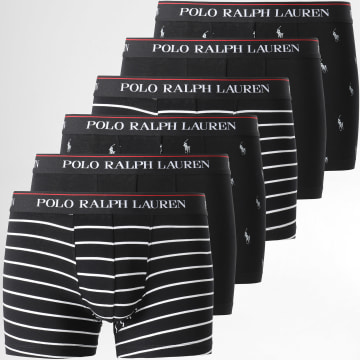 Polo Ralph Lauren - Set van 6 zwarte boxershorts