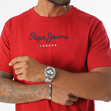 Pepe Jeans - Tee Shirt Eggo PM508208 Rouge