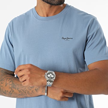 Pepe Jeans - Tee Shirt Jacko PM508664 Bleu Clair