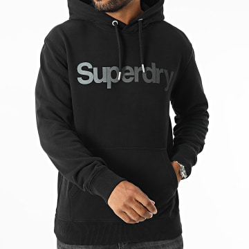 Superdry - Core Logo Fade Hoodie M2013724A Zwart