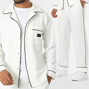 Uniplay - Ensemble Surchemise Et Pantalon Blanc