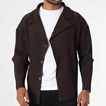 Classic Series - Camisa de manga comprida castanha