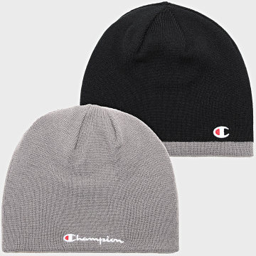 Champion Reversible Beanie 802407 Black Grey Ryses