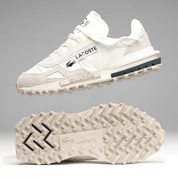 Lacoste - Zapatillas Elite Active 223 Blanco Verde Oscuro