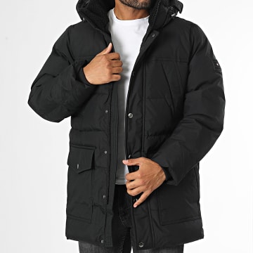 Tommy Hilfiger - Parka Capuche Rockie Utility 6593 Noir