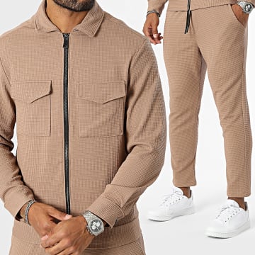 Uniplay - Camel jas en joggingbroek met rits