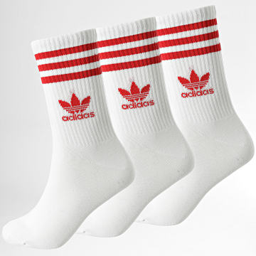 Adidas Originals - 3 Pares De Calcetines 3Str JF6357 Blanco