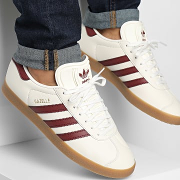 Adidas Originals - Gazelle JI0204 Nube Blanco Sombra Rojo Goma4 Zapatillas