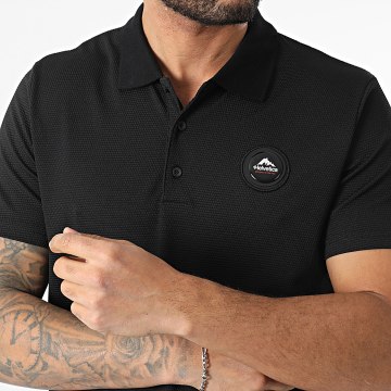 Helvetica - Polo de manga corta Ultron Negro