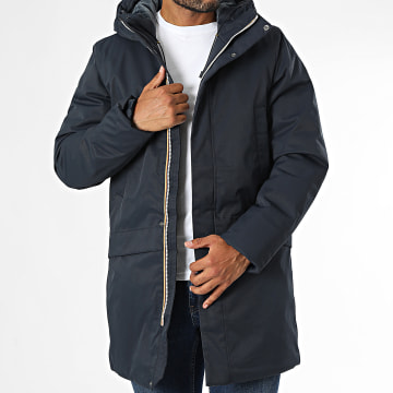 K-Way - Parka con cappuccio Jarno Marmotta K8133FW blu navy