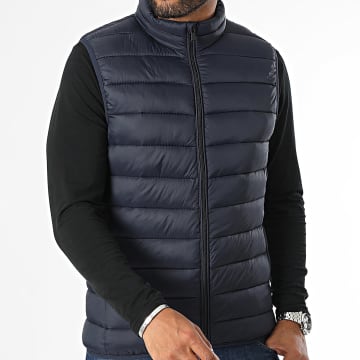 Kymaxx - Cappotto senza maniche Navy