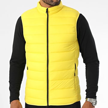 Kymaxx - Cappotto giallo senza maniche