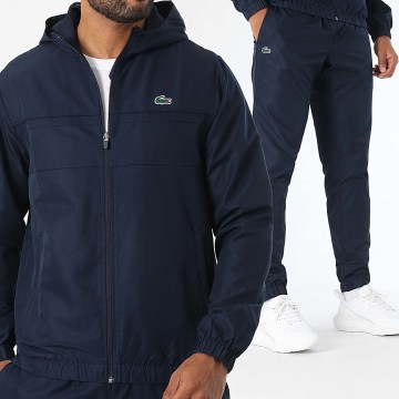 Lacoste - Ensemble De Survetement Regular Fit Logo Crocodile Bleu Marine