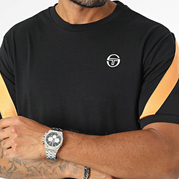 Sergio Tacchini - Tee Shirt Diagonalley 40773 Noir