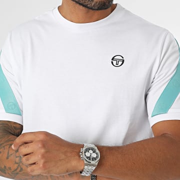 Sergio Tacchini - Tee Shirt Diagonalley 40773 Blanc